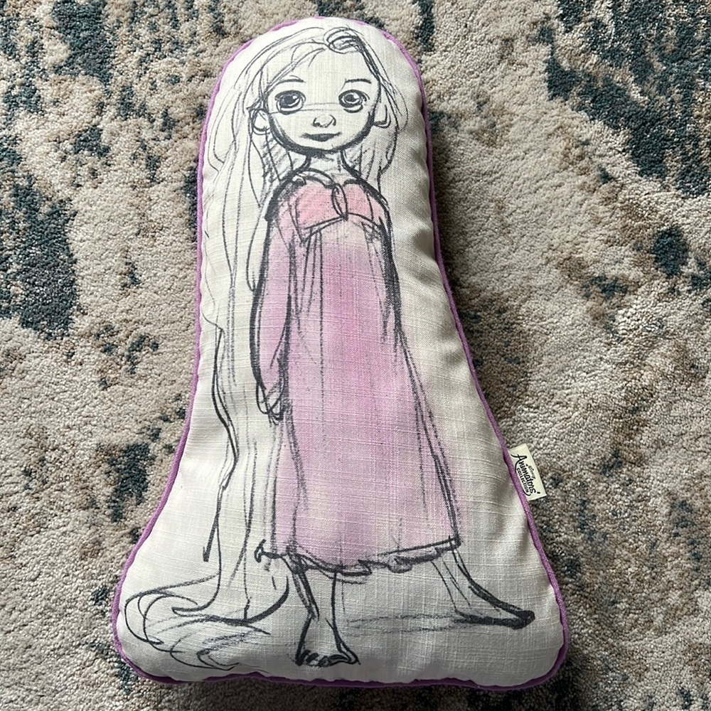 DISNEY Store Animators Collection Rapunzel Collection Decorative Throw Pillow